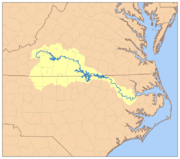 Roanoke River Watershed - Click image for description and larger image from Wikipedia