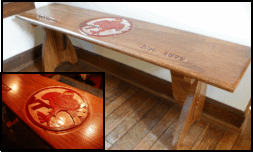 HokieBird Bench for sale